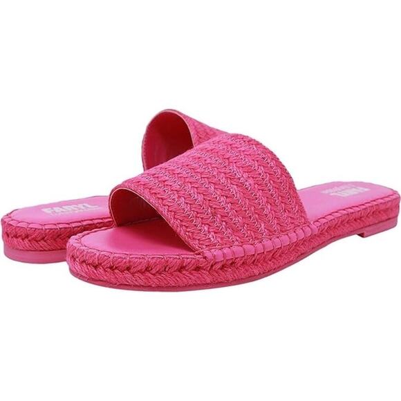Faryl by Farylrobin Monty Pink Heeled Sandals Size 9 - Picture 1 of 7